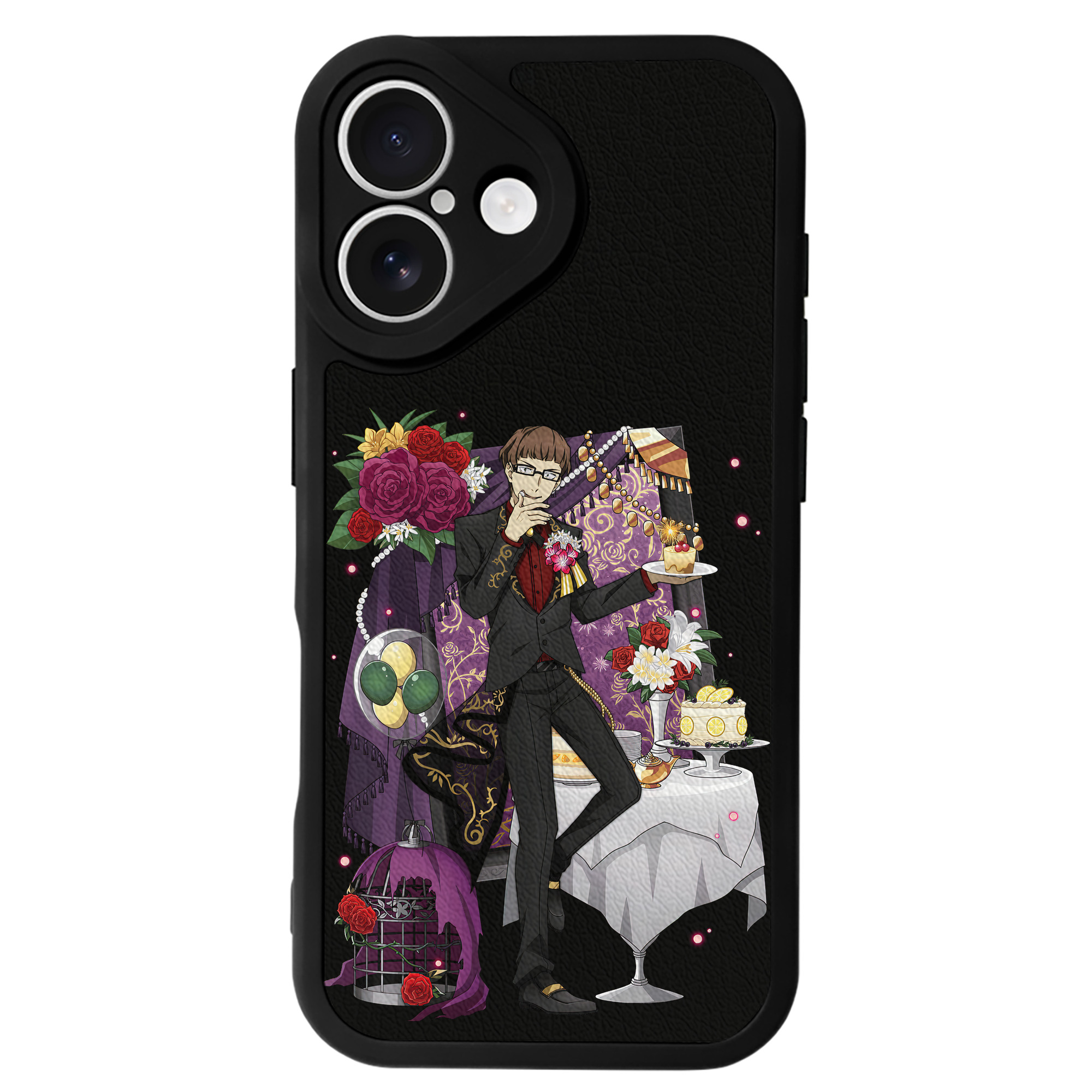 （画像用） 文豪ストレイドッグス Bungo Stray Dogs 【iPhone 16シリーズ対応】シリコンスマホケース（レザー調） 材質：シリコン